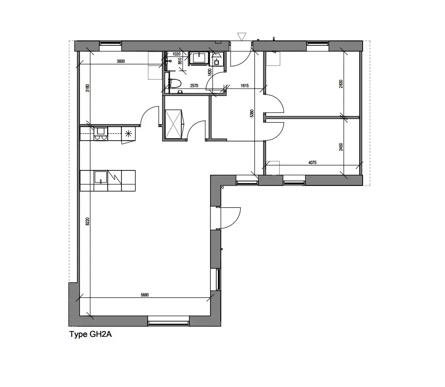 Plaan - Terraced House with Private Garden in Kolding