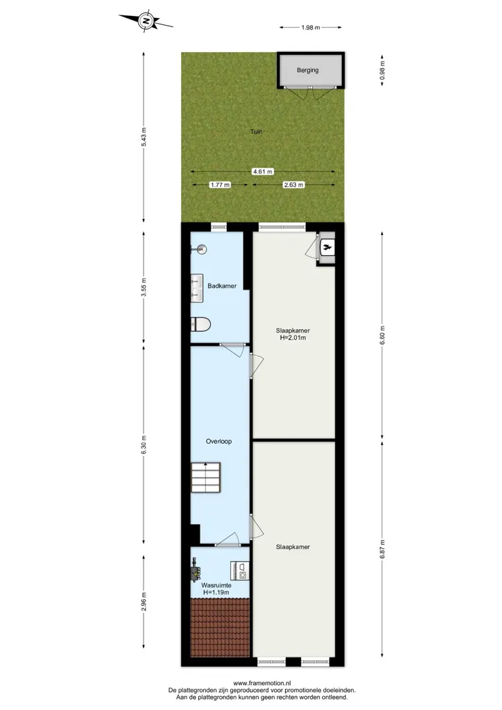 Plaan - Fully Renovated Duplex with Garden in Liskwartier