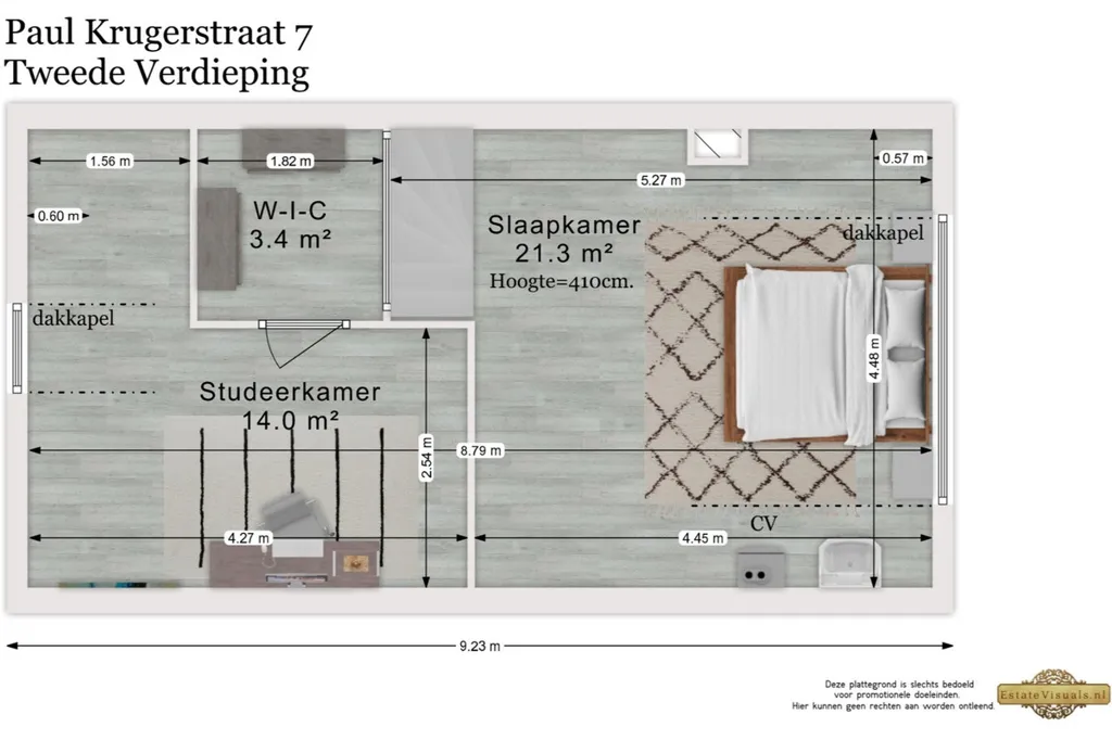 Floor Plan - Characterful Detached House with Garden in Leiden