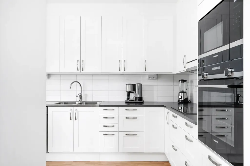 Köök - Modern Flat with South-West Terrace in Norrköping