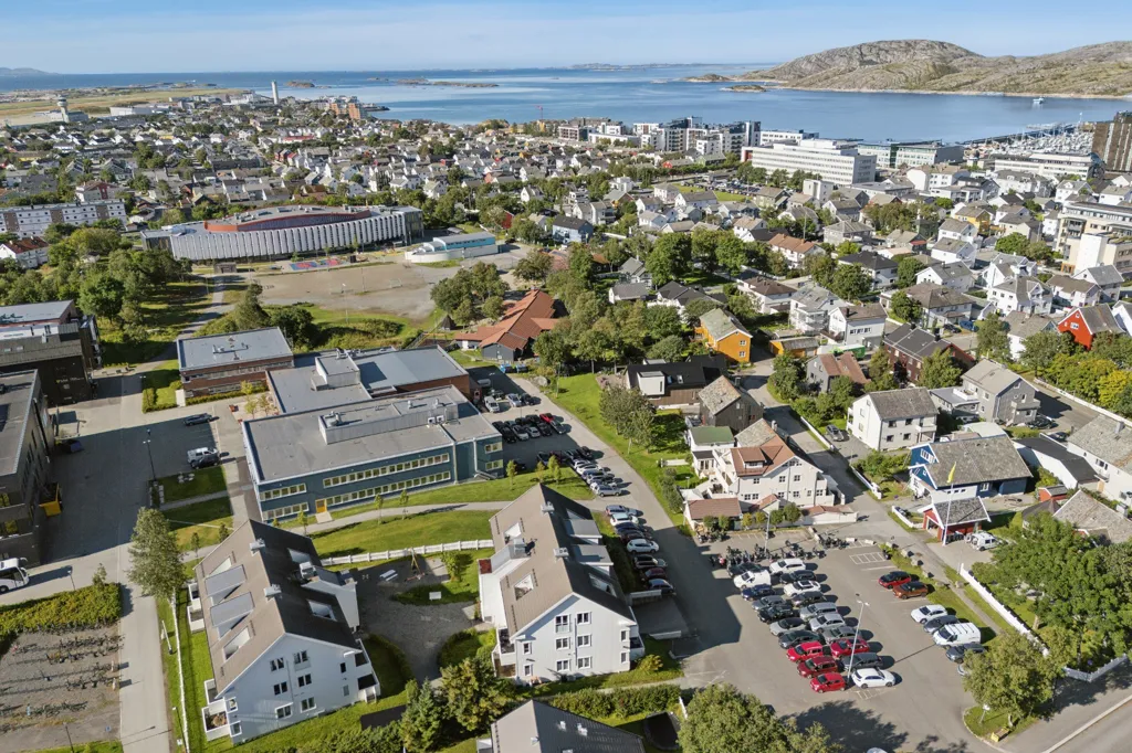 Vue aérienne - 3-Bedroom Apartment with Balconies in Bodø