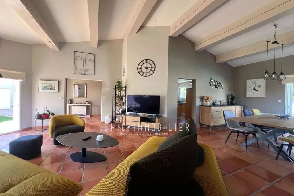 Séjour - Villa Luxueuse avec Vue Montagne à Argelès-sur-Mer