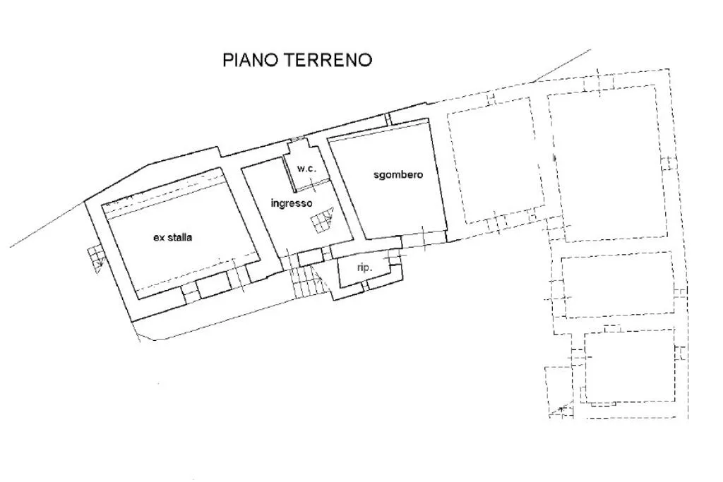 Planimetria - Rustic Property with 25,700m² Land in Verzuolo