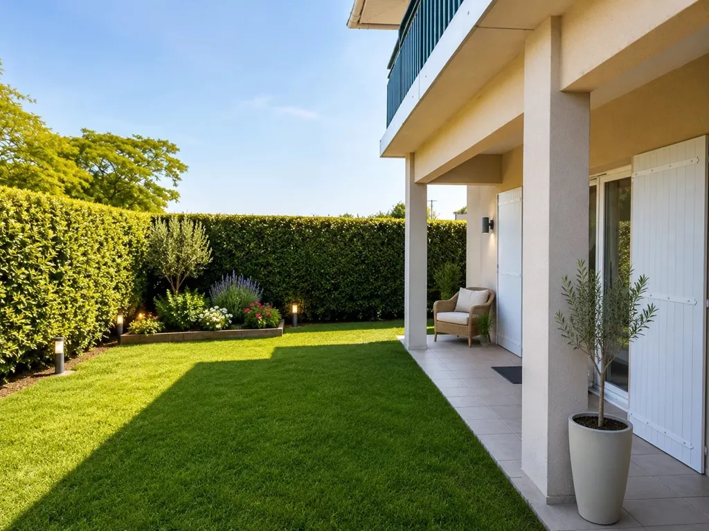 Jardin - Appartement T3 en RDC avec Jardin au Barp