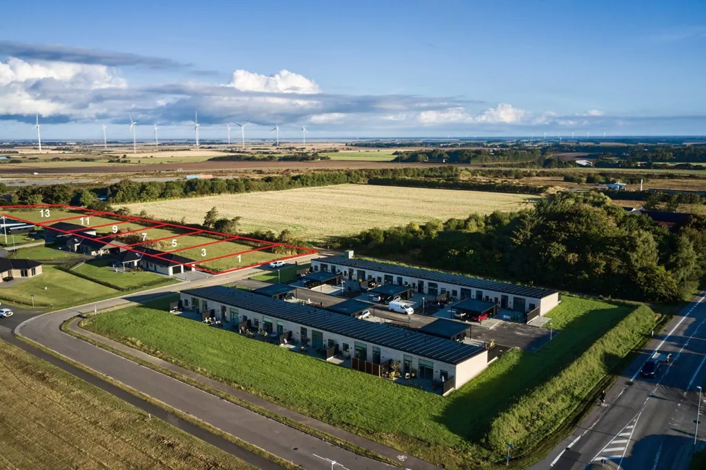 Vue aérienne - Year-Round Plot with 4G Coverage in Rindum