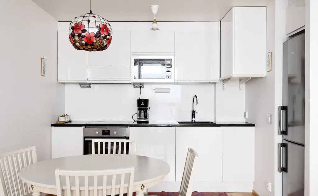 Köök - Modern Apartment with Sea View in Jätkäsaari