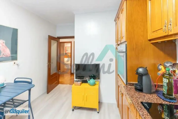 Köök - Furnished Apartment with Sea View in Gijón