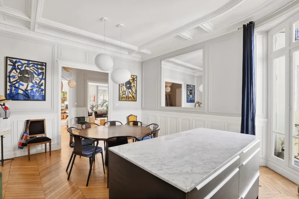 Salle à manger - Appartement Haussmannien avec Vues Est à Paris 16e