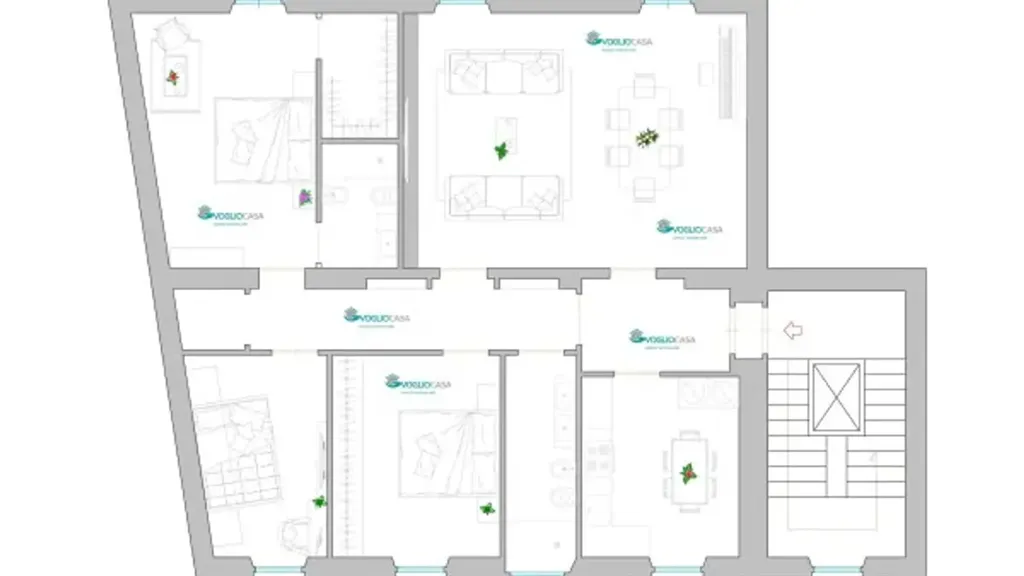 Plaan - Signorile Apartment with Balcony in Milan