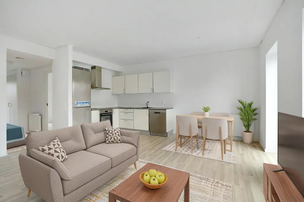 Séjour - 5-Bed Apartment with Garden in Kolding