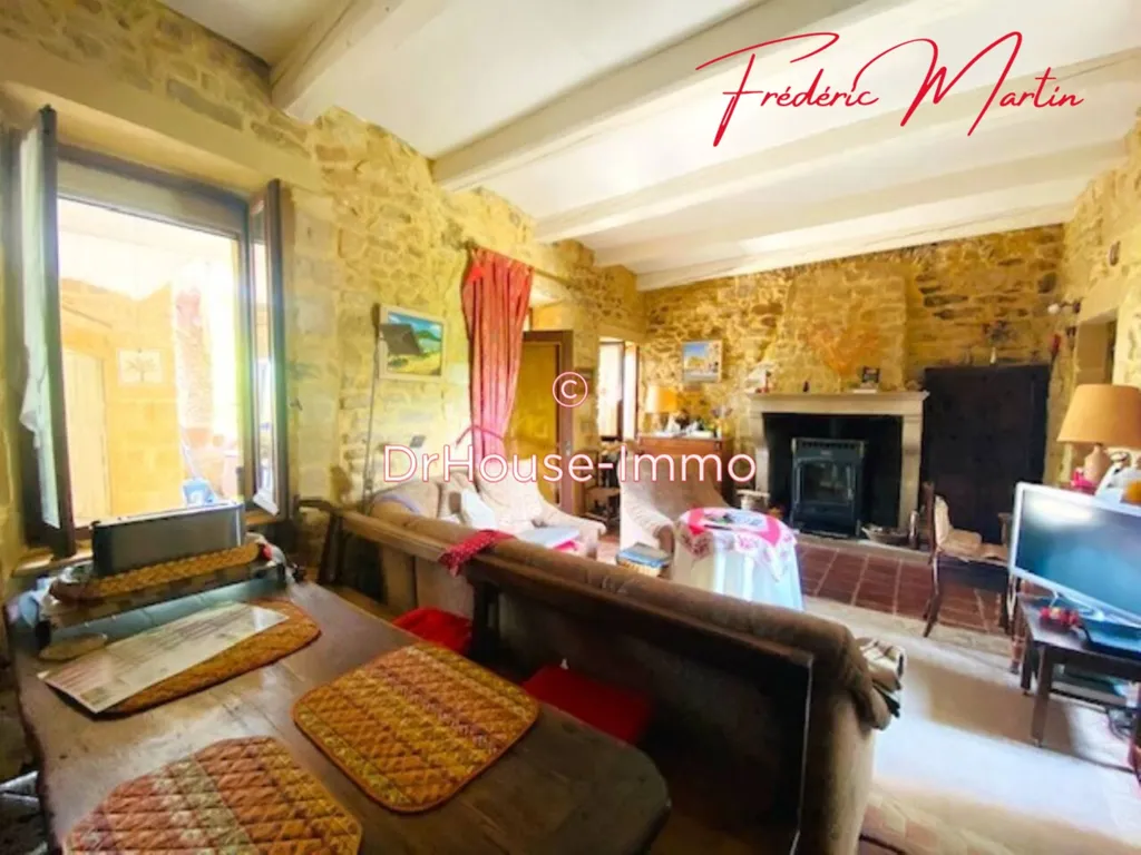 Living Room - Stone Village House with Pool Potential near Uzès