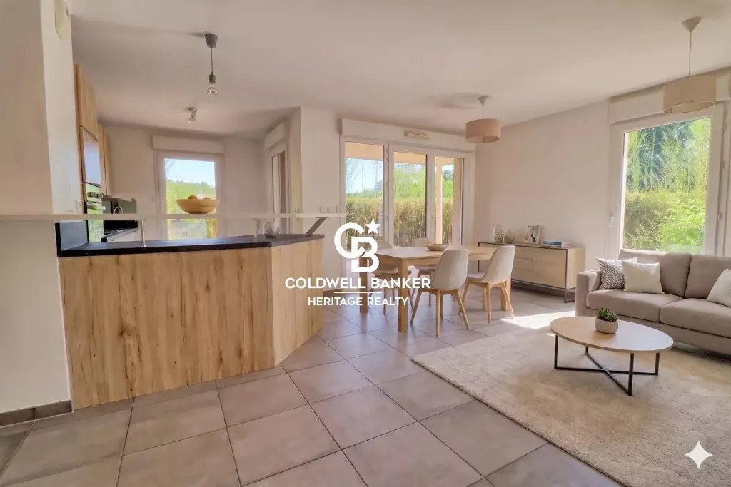 Séjour - Appartement T4 en Rez-de-Jardin avec Jardin à Francheville