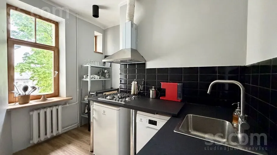 Cucina - 2-Bedroom Flat with Garden in Riga Centre