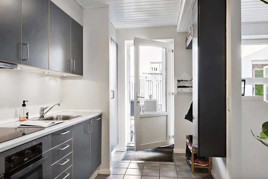 Köök - Cozy 2-Bed Flat with Terrace in Kolding