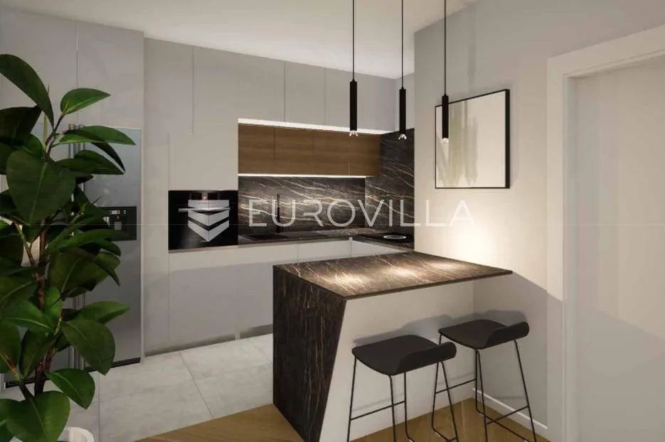 Köök - Apartment with Private Parking in Maksimir, Zagreb