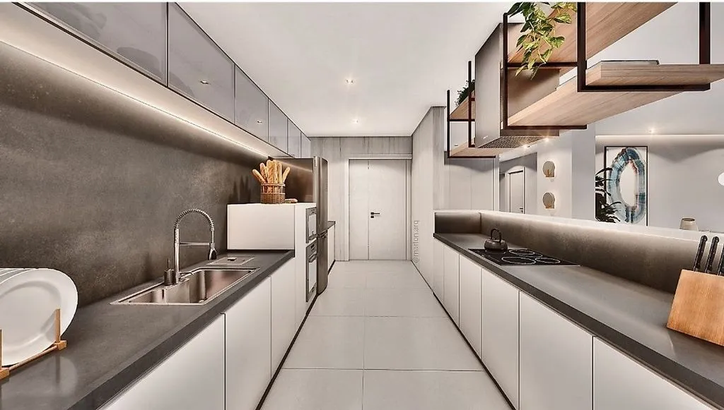 Cuisine - Luxury T3 Flat with River Views in Barreiro