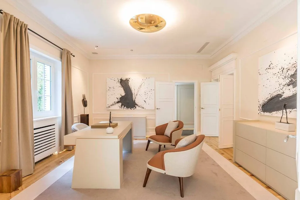 Office - Luxury Detached House with Pool in La Florida, Madrid