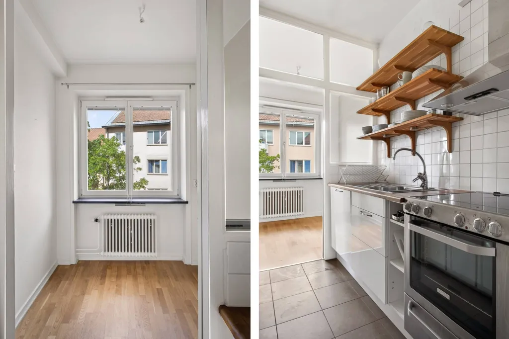 Köök - Spacious Two-Bedroom Flat with Balcony in High Location