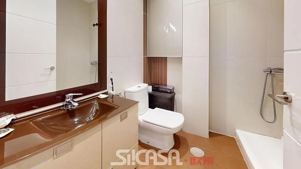 Bagni - Apartment with Pool and Terrace in Parla Este