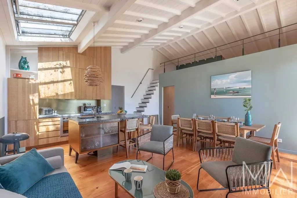 Living Room - Restored Villa with Beach Access in Cap Ferret