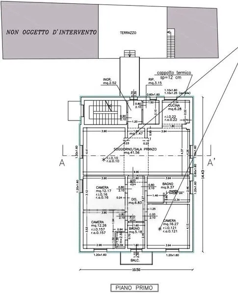 Plaan - Luxury Apartment with Terrace in Rimini