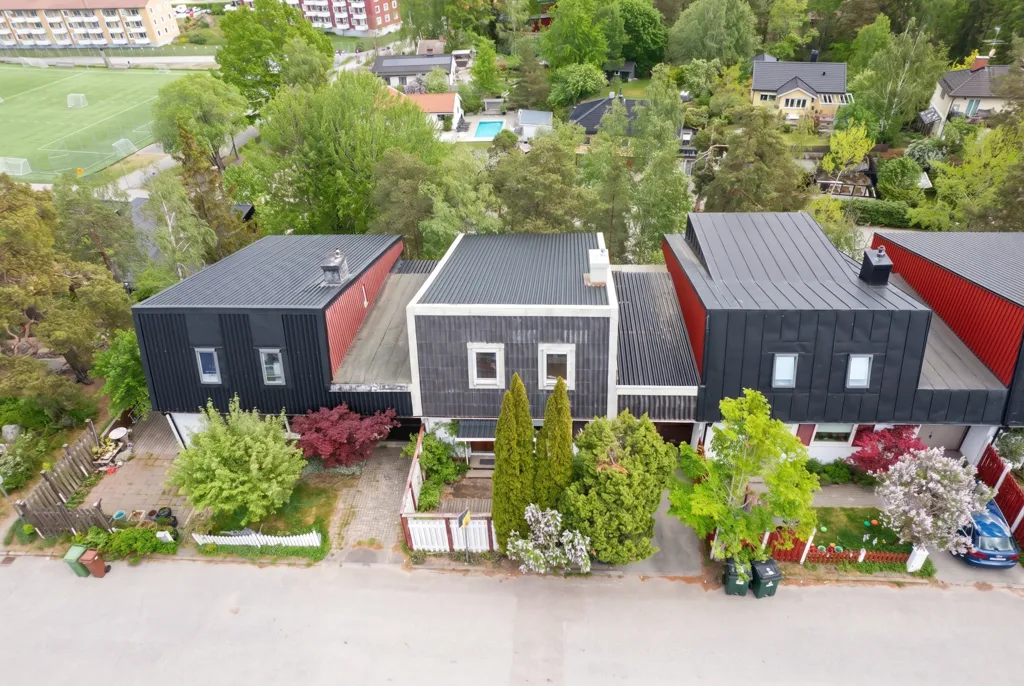 Vista aerea - Terraced House with Garden in Stuvsta