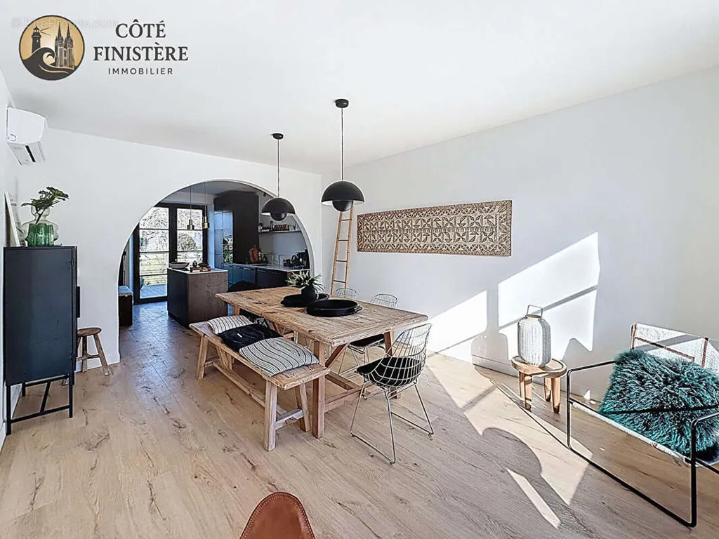 Salle à manger - Maison Contemporaine avec Jardin à Loctudy