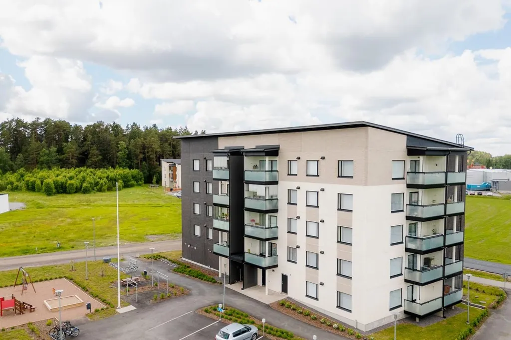 Õhuvaade - Modern Flat with Balcony in Liedon Centre