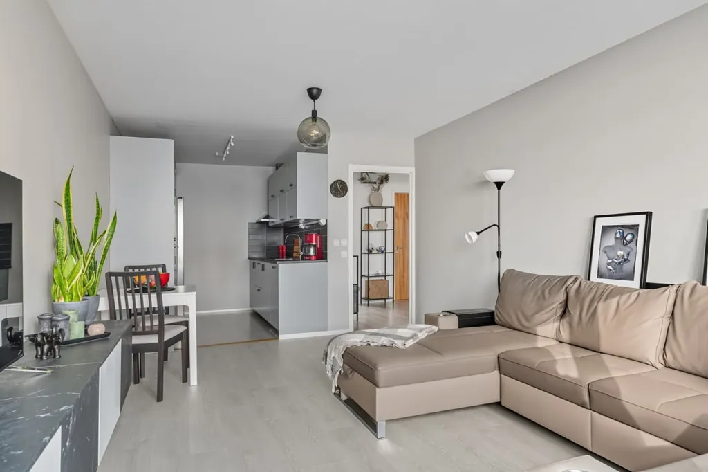 Séjour - Bright Apartment with Sunny Balcony in Göteborg