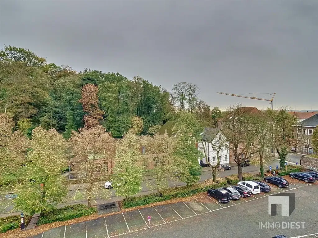 Vue aérienne - Appartement Charmant avec Terrasse au Centre de Diest