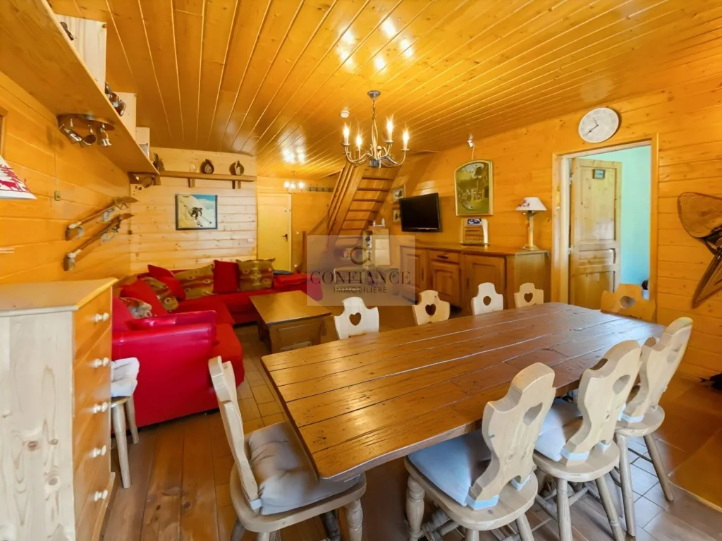 Sala da pranzo - Chalet-Style Flat with Terraces in Auron