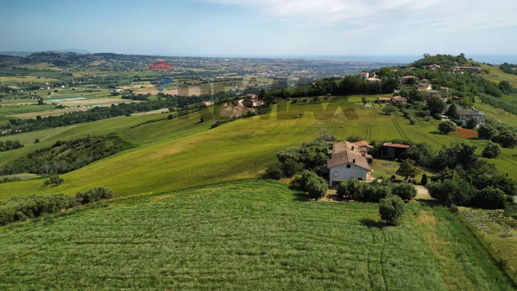 Vista aerea - Buildable Land with Panoramic View near Fermo