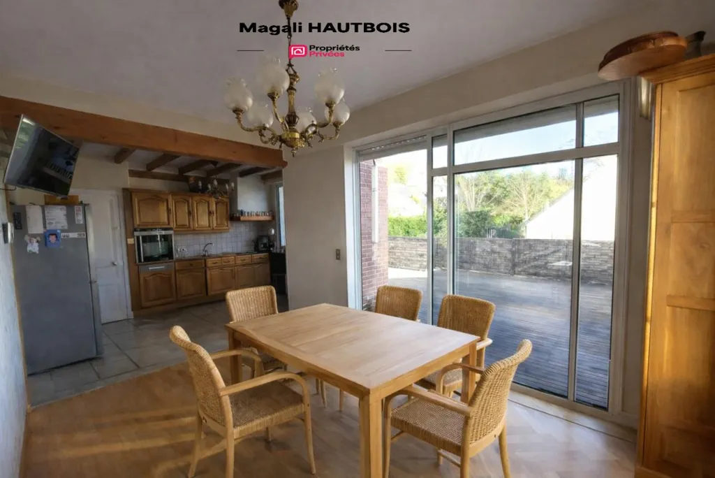 Salle à manger - Villa avec Piscine Chauffée à Saint-Jean-le-Thomas