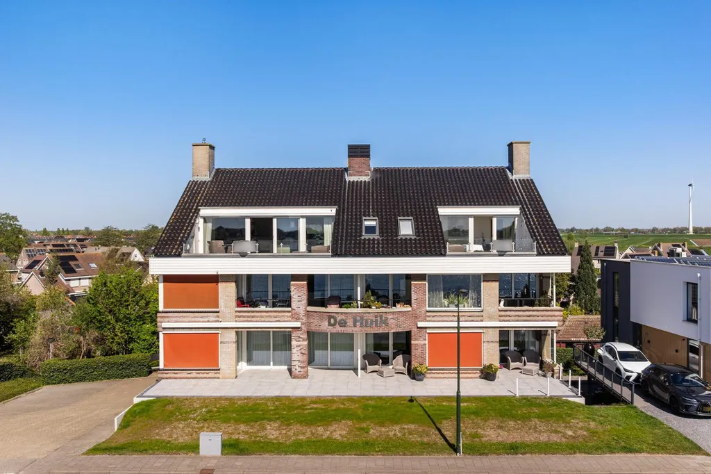 Vue aérienne - Penthouse with River View in Boven-Hardinxveld