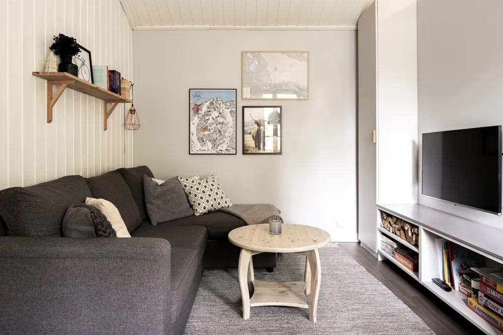 Séjour - Skier's Apartment with Private Terrace in Duved
