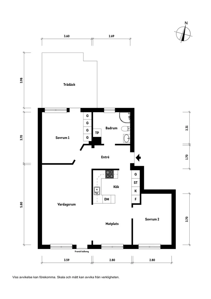 Plaan - Apartment with Garden in City Centre