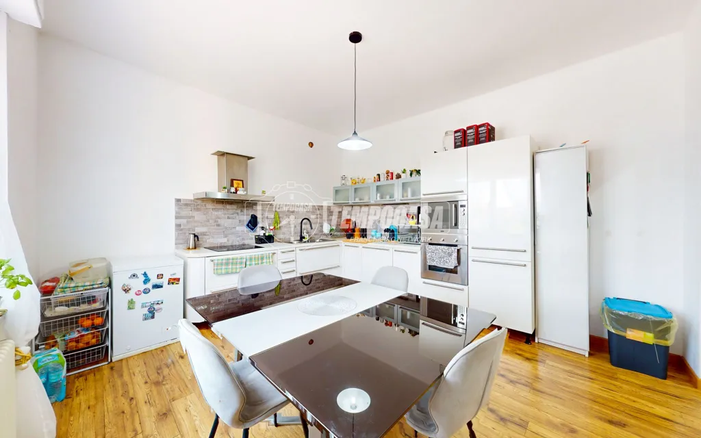 Köök - Independent Apartment with Terrazzo in Cambiano