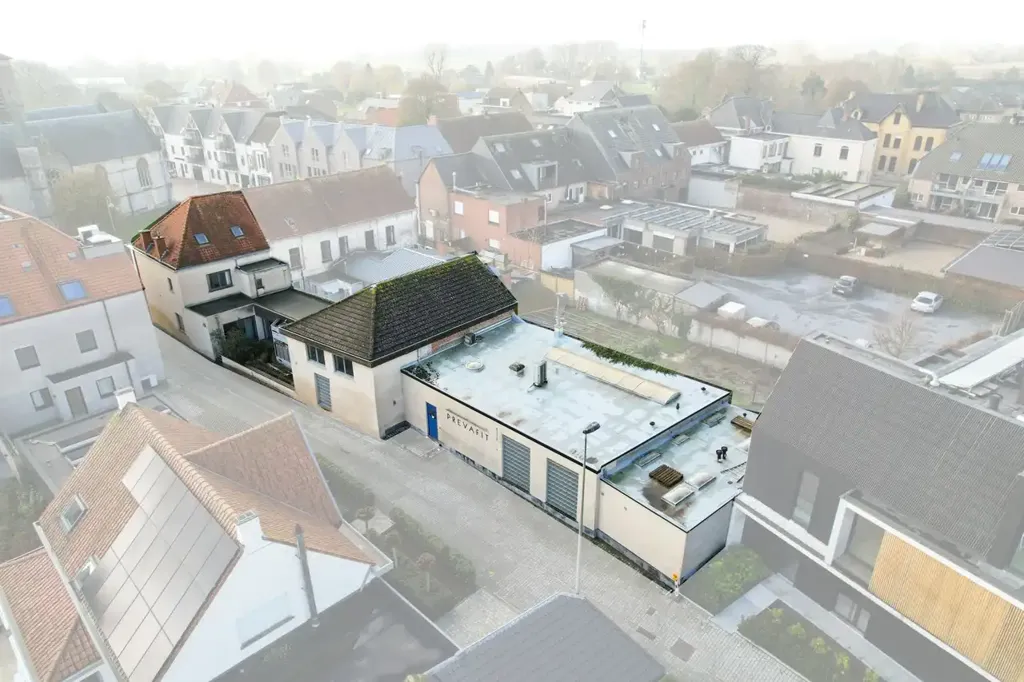 Vista aerea - Commercial Property with Residential Unit in Kruisem