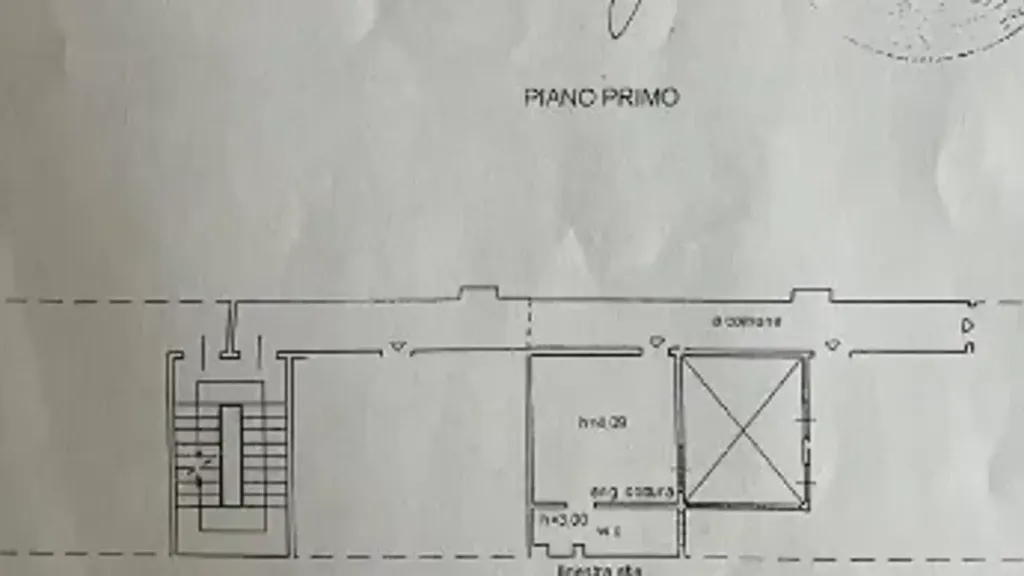 Plan - Arched Loft in Historic Florence Centre