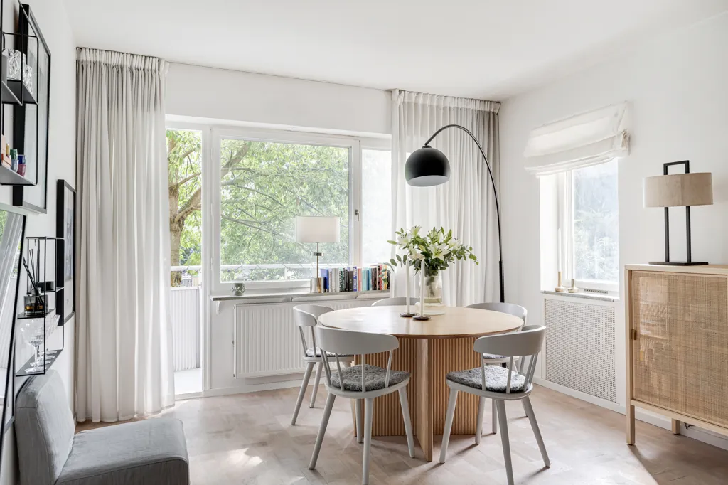 Dining Room - Stylish Two-Bedroom with Garden Balcony in Brf Pukan