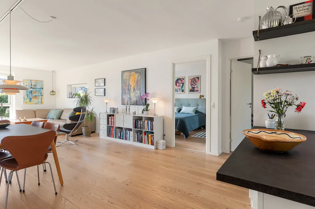Dining Room - Modern Rowhouse with Garden in Ålsgårde
