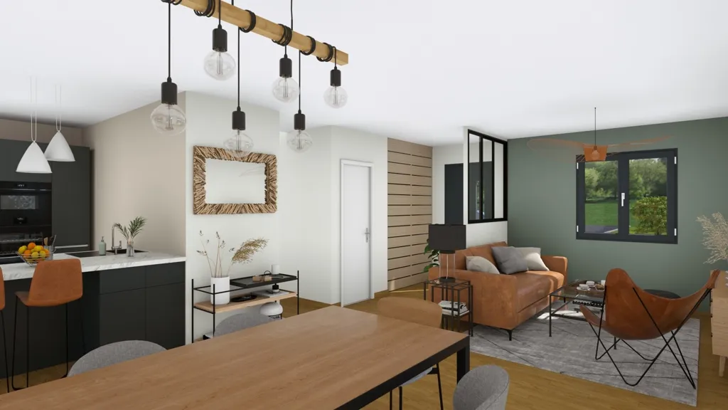 New 6-Piece House with Garden in Dompierre-sur-Veyle