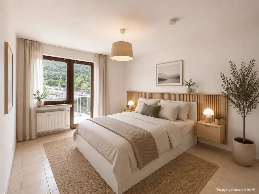 Chambres - Appartement Moderne avec Balcons à Grevenmacher