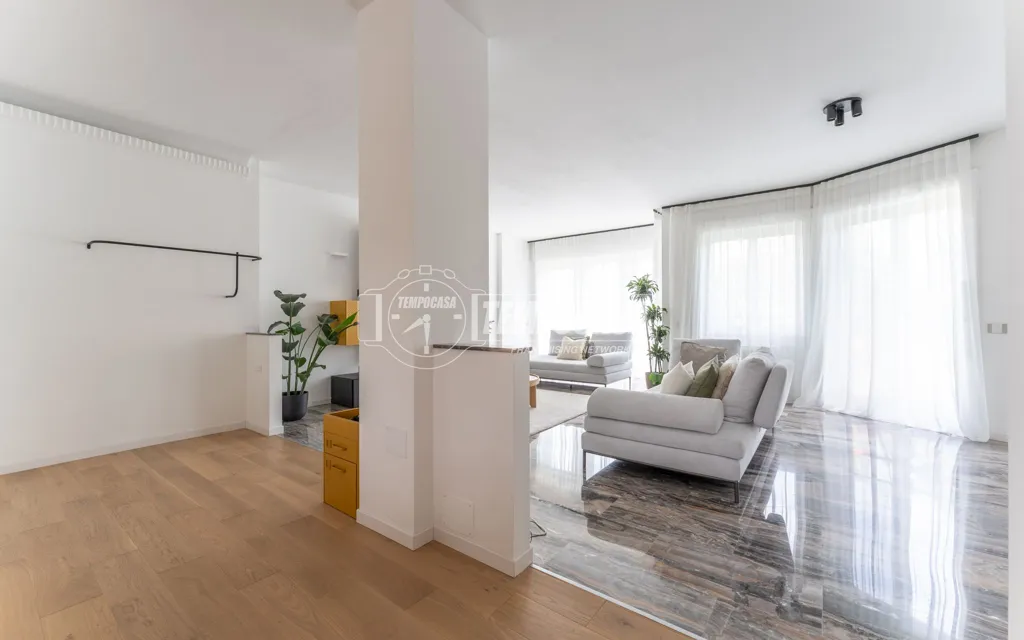 Séjour - Rustic-Style Apartment with Balcony in Milan