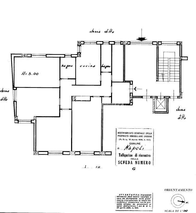 Plan - 5-Bedroom Apartment with Lift in Naples
