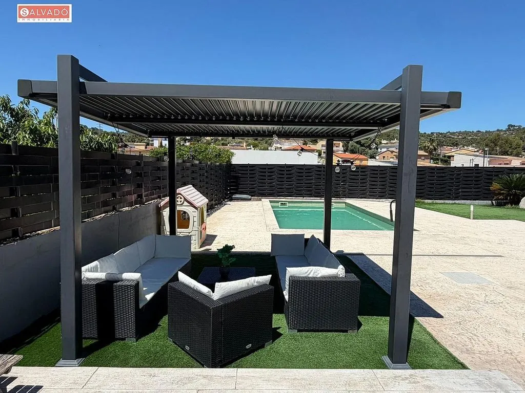 Terrass - Chalet with Pool and Sea View in Calafell