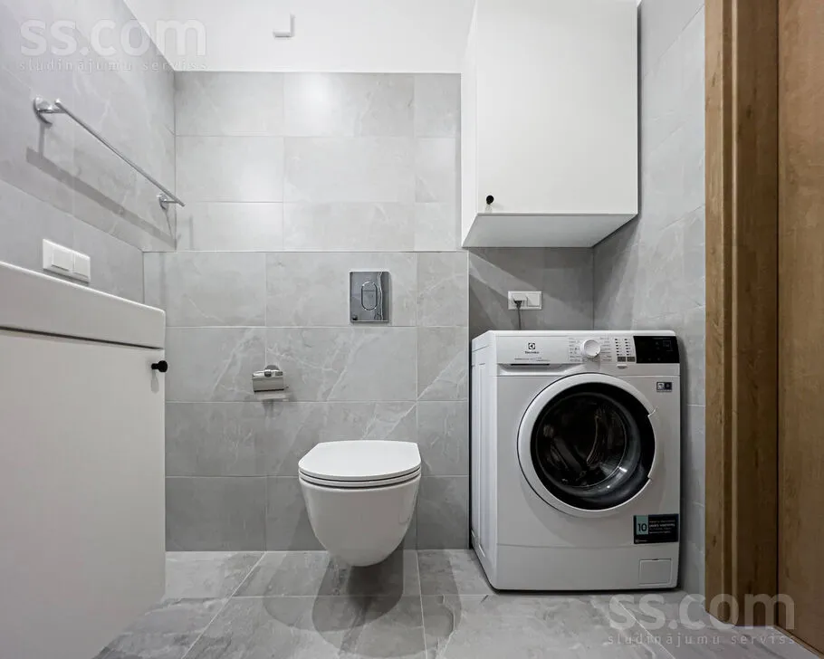 Pesuköök - 2-Bedroom Apartment with Balcony in Riga Centre