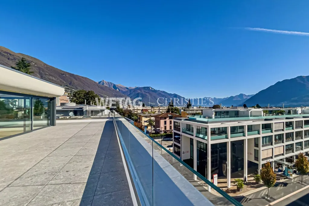 Balcon - Duplex-Penthouse with Lake View in Ascona