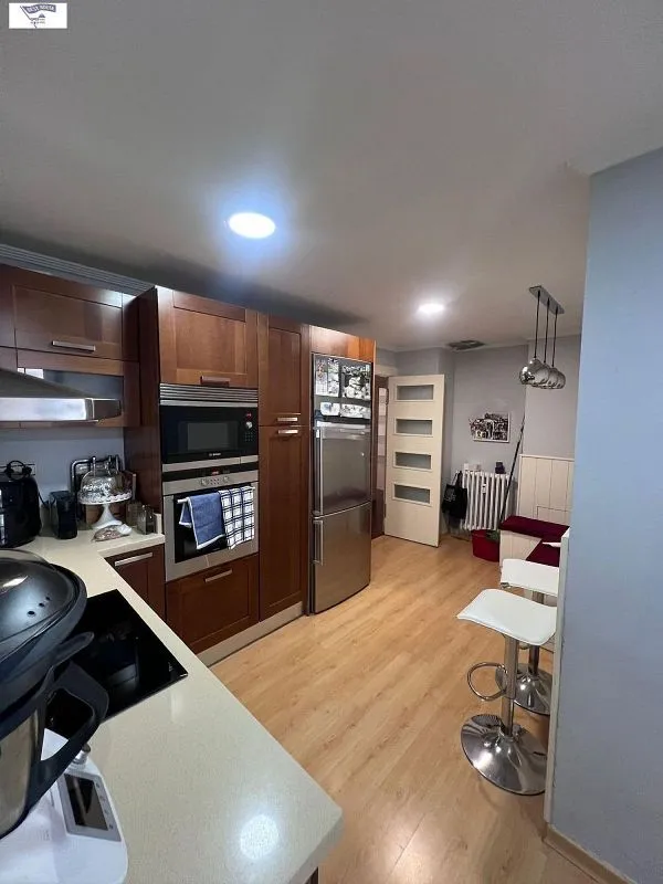 Köök - Apartment with Patio in Albacete Centre