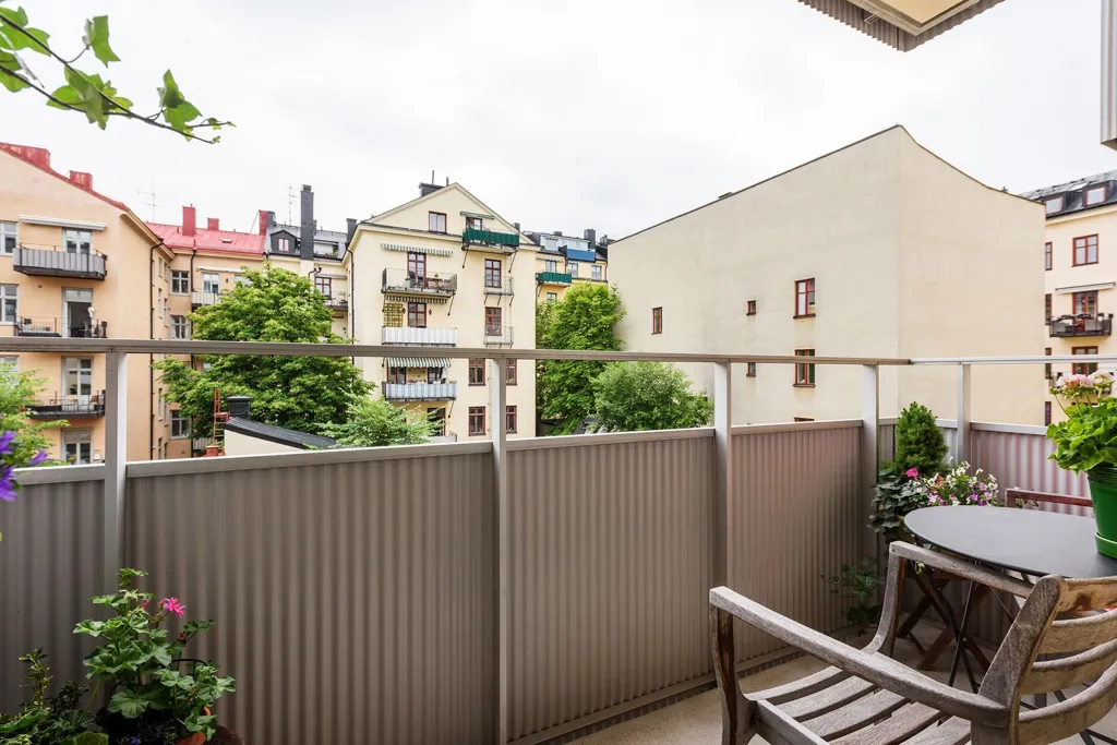 Balcon - Apartment with Balcony in Vasastan